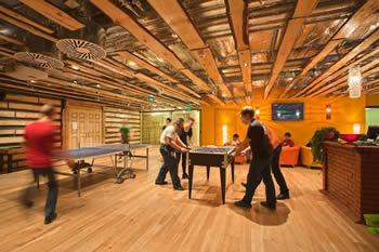 Игровой зал Google в Москве